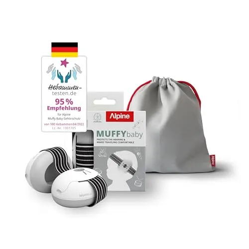 Alpine Muffy Baby - Gehörschutz für Kleinkinder - Gehörschutz speziell für Babys, ideal zum Schutz vor lauten Geräuschen und sanft im Ohr, perfekt für Konzerte oder Reisen.