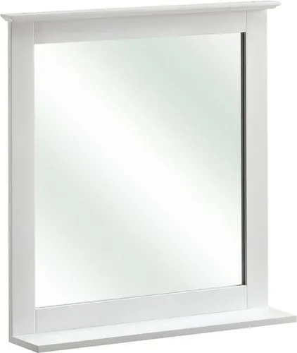 Saphir Badspiegel Quickset 928 - 60 cm, Landhaus-Stil mit Ablage - Eleganter Badspiegel im Landhaus-Stil mit praktischer Ablage, perfekt für Ihr Badezimmer. Hochwertige Verarbeitung und modernes Design in glänzendem Weiß.