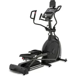 Spirit Fitness Crosstrainer XE395 Black - Crosstrainer mit SPIRIT+ App-Anbindung, Bluetooth-Lautsprechern und 20 Widerstandsstufen für individuelles Ausdauertraining. Ideal für effektives Ganzkörpertraining zu Hause.
