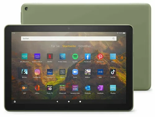 Amazon Fire HD 10 11. Gen 32GB 4GB RAM Wi-Fi 10,1" Olivgrün (mit Werbung NEU OVP