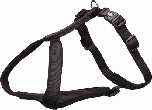 Trixie 1998301 Geschirr-Y Premium - Flacher, gepolsterter Gurt mit Neopren Bauchband, flexible Passform und reflektierende Rohrbänder für optimale Sicherheit
