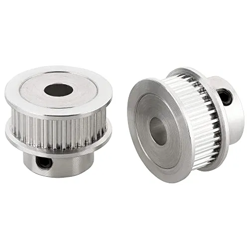 Turmberg3D - 2x GT2 Zahnriemenräder/Pulley Antrieb - 32 Zähne - Bohrung-Ø: 5mm - Riemen-Breite: 10mm (GT2-10 · 32T · Ø5)