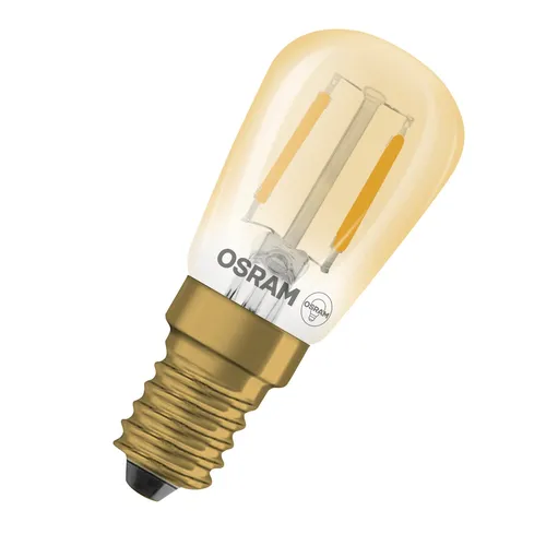 OSRAM LED Leuchtmittel Vintage 1906 LED SPECIAL Shapes 1.6W 824 Gold E14 Extrawa