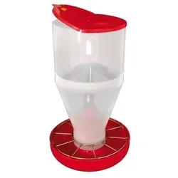 Ferkelschale Maxi Hopper Pan – 21 l Futtertrog für die Schweinezucht - Die Ferkelschale Maxi Hopper Pan mit 21 l Fassungsvermögen erleichtert die Futterzufuhr und fördert das Fressen nach dem Absetzen. Hygienisch und leicht zu reinigen, ideal für bis zu 30 Ferkel. Praktisch für den täglichen Einsatz.
