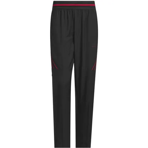 adidas Performance Trainingshose CRAZY LITE in Schwarz (Größe L) - Moderne Trainingshose aus recyceltem Polyester, ideal für Basketball und Freizeit. Maschinenwaschbar, bequem und stylisch mit Logo-Druck.