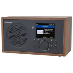 Denver Denver IR-135 - Internet Radio - WiFi - Bluetooth - Sleep Timer - Dualer Wecker - Batteriebetrieben - Schwarz - Schwarz