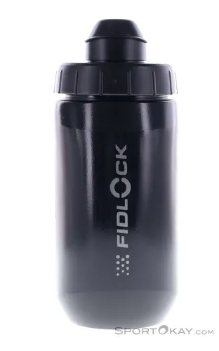Fidlock Trinkflasche mit Bike Base Twist Set 450 ml - Schwarz - Trinkflasche für enge Fahrradrahmen, innovatives Twist-Set für sicheren Halt und einfache Handhabung beim Radfahren.