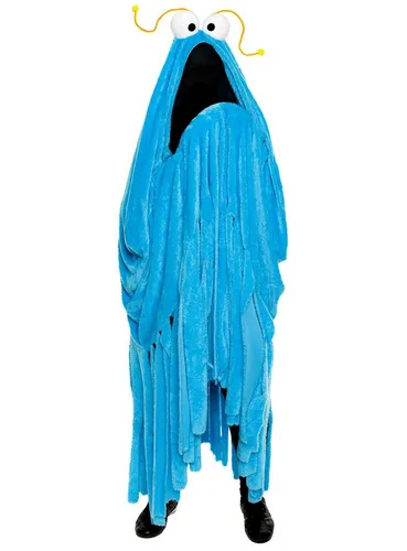 Die Sesamstraße – Yip Yip Marsianer Kostüm - blau - Lustiges Kostüm der Yip Yip Marsianer für Erwachsene, ideal für Karneval, Halloween und Motto-Partys. Einfache Anziehfunktion und fröhliches Design sorgen für Spaß und Aufmerksamkeit!