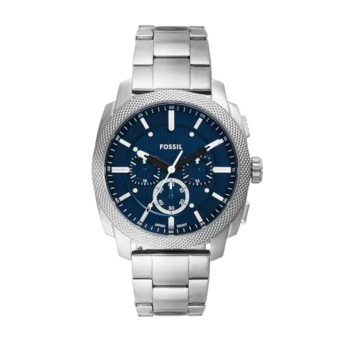Fossil Chronograph Herren-Uhren - Elegante Quarz-Klassikuhr - Herrenuhr mit analoger Anzeige, wasserdicht bis 5 bar und stilvollem Edelstahl-Gehäuse. Perfekt für moderne Männer, die Wert auf Qualität und Design legen.