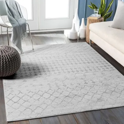 Livabliss Teppich LYON - Ethnisch Boho Kurzflor - Flachgewebe-Teppich mit 9 mm Höhe, inspiriert von nordafrikanischen Stammessymbolen. Ideal für Wohnzimmer und Schlafzimmer, langlebig, pflegeleicht und mit Oeko-Tex Standard 100 ausgezeichnet.