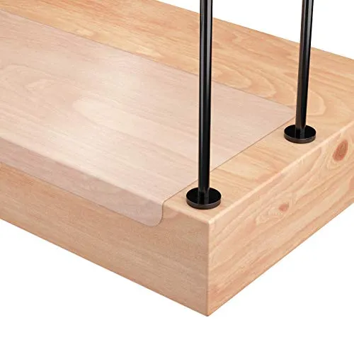 Sossai® Stufenmatte STAIR PROTECT – Transparent und selbstklebend - Stufenmatten für optimalen Schutz Ihrer Treppen vor Abnutzung und Kratzern. Einfache Montage und leichte Reinigung machen diese 20 x 65 cm großen Matten zum idealen Treppenschutz.
