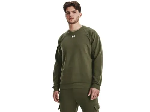 Under Armour Sweatshirt "Rival" in Khaki, Größe XXL - Herren Plussize - Herren Plussize Sweatshirt von Under Armour, locker geschnitten und aus 80% Baumwolle für hohen Tragekomfort. Ideal für Freizeit und Sport!