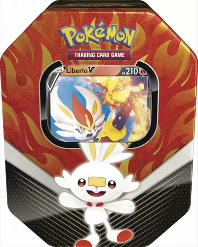Pokemon Galar Tin Box Liberlo - Neu & OVP - TCG OVP Packs, inklusive Booster für spannende Spielerlebnisse und Sammelspaß, ideal für Pokemon-Fans und Sammler.