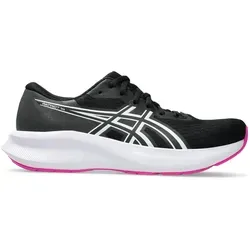 ASICS Patriot 14 Neutralschuh Damen - Schwarz/Rosa, Größe 39 - Leichter Allrounder für Alltag und Training. Der ASICS Patriot 14 bietet zuverlässige Dämpfung, atmungsaktives Obermaterial und eine griffige Laufsohle für optimalen Komfort und Halt.
