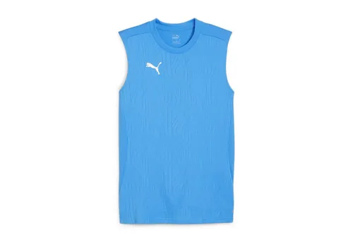PUMA Unisex Teamfinale Training Jersey Sl T-Shirt - Ignite Blue Silver, XL - Fußball-Trainingstrikots für Herren, aus leichtem und schnell trocknendem Material, ideal für intensives Training mit reflektierenden Details.