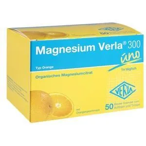 Verla-Pharm Arzneimittel GmbH & Co. KG MAGNESIUM VERLA 300 Orange Granulat 50 St.
