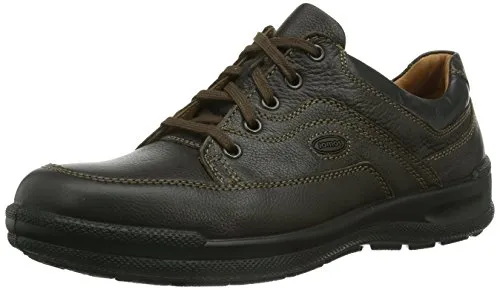 Jomos Herren Life Derby, Braun (Santos/Schwarz) - Herren-Schnürhalbschuhe mit bequemem Fußbett für optimalen Tragekomfort im Alltag.