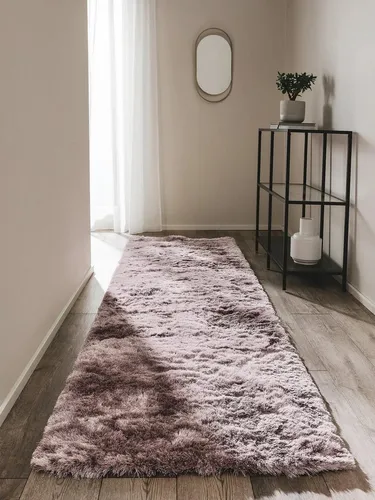 benuta Teppich Whisper, Hochflorteppich für Wohnzimmer & Schlafzimmer - Luxuriöser Hochflorteppich mit 31 mm Höhe, pflegeleicht und langlebig – ideal für stilvolle Wohnräume.