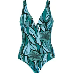 Naturana Badeanzug Beautiful Beaches integrierte Cups, figurbetonend, mit Muster, elastisch, bequem bunt 36