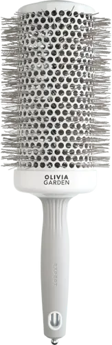 Olivia Garden Expert Shine Wavy Bristles Haarbürste 65 mm - Bürsten & Kämme, perfekte Rundbürste für voluminöse Frisuren beim Föhnen, mit antistatischer Funktion und hohlem Design für schnelleres Trocknen.