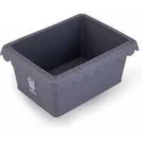 Chefkoch Fackelmann Kastenform für Heißluftfritteuse 17x13cm - Praktische Mini-Kastenform aus Silikon (dunkelgrau) für Heißluftfritteusen und Backöfen. Perfekt zum Backen von Brot und Kuchen mit 500g Teig. Spülmaschinen-, mikrowellen- und backofengeeignet.