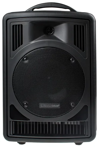 Monacor TXA-800CD Portables Verstärkersystem - Leistungsstarker 2-Kanal Verstärker mit 80 W RMS, ideal für mobile Anwendungen. Inklusive Fernbedienung für einfachen Zugriff auf CD- und MP3-Wiedergabe.