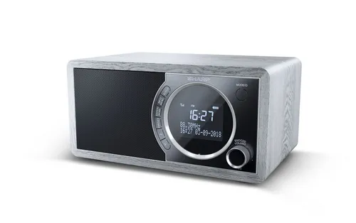 SHARP DR450 Digitalradio - DAB/DAB+/FM Radio mit Bluetooth für kabelloses Streaming, 20 Sender-Speicher und Wecker-Funktion – ideal für Musikliebhaber und perfekte Empfangsqualität.