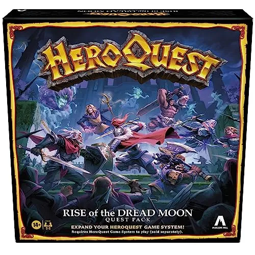 Hasbro HeroQuest - Rise of the Dread Expansion (EN) - Gesellschaftsspiel mit spannenden Erweiterungen für das klassische HeroQuest, ideal für Abenteuerlustige ab 3 Jahren.