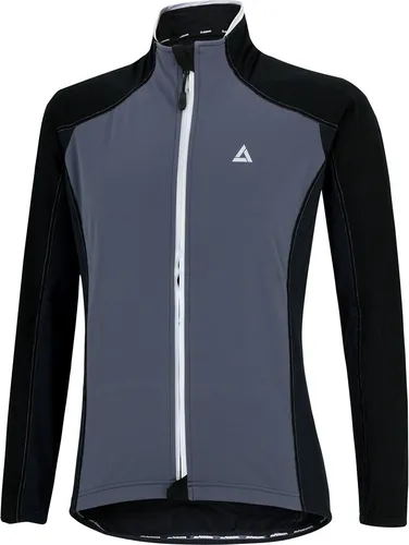 Airtracks Herren Thermo Winter Fahrradjacke Comfort Line - Schwarz Grau XXL - Radsport-Jacken für Herren, atmungsaktiv und wasserdicht, ideal für windige und nasse Bedingungen, mit reflektierenden Elementen für erhöhte Sicherheit.