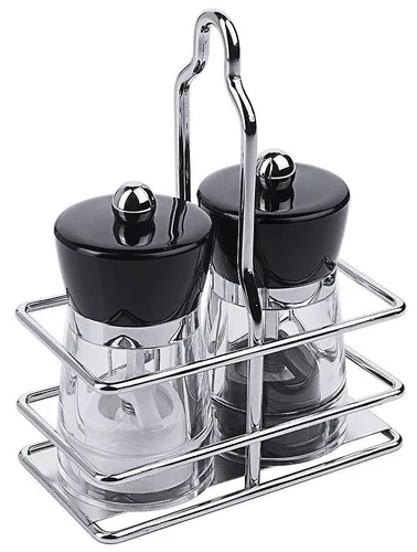 Contacto Menage Salz- und Pfeffermühle 11,5 cm - Praktisches Menage-Set für Gewürze, ideal für den Tisch. Die 11,5 cm große Mühle sorgt für frischen Geschmack und ist ein stilvolles Accessoire in jeder Küche.