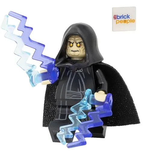 LEGO Star Wars: Emperor Palpatine Minifigur mit Kraftbolzen (Figur 4,3 cm groß)