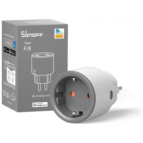 Sonoff Smart Plug WiFi S60TPF – Intelligente Steckdose für Ihr Zuhause - Sonoff Smart Plug WiFi S60TPF ermöglicht die einfache Steuerung Ihrer Geräte über WLAN. Ideal für den flexiblen Einsatz und die Automatisierung Ihrer Haushaltsgeräte.