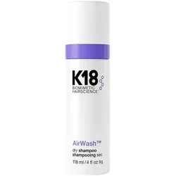K18 AirWash Dry Shampoo 118 ml - Shampoo für sofortige Frische und Volumen, ideal für alle Haartypen und perfekt für unterwegs.