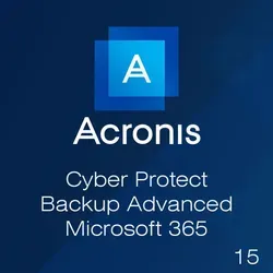 Acronis Cyber Backup Advanced für Microsoft 365 - Datensicherung & Wiederherstellung mit umfassendem On-Premise- und Cloud-Backup für Office 365, Exchange, OneDrive und SharePoint. Gewährleisten Sie Compliance und schnellen Zugriff auf Ihre Daten.