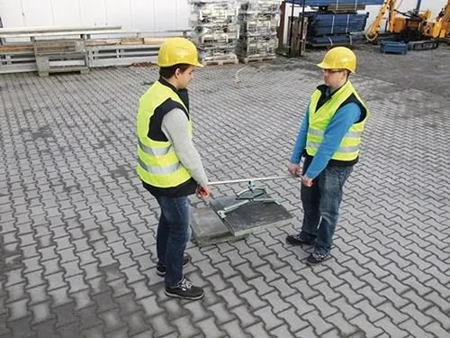 PROBST 43200085 Plattenheber Zub.PPH-2-HG - Möbelgriffe für einfache Handhabung, 2-Mann-Handtragegriff mit drehbarem Design für optimale Anpassung und Komfort beim Transport von Platten.