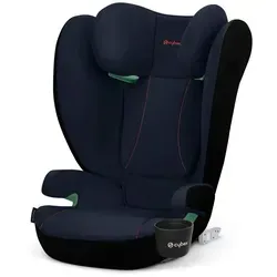 Cybex Solution B2 i-Fix bay blue - Kindersitz für 100-150 cm, mit ISOFIX-Befestigung und linearer Seitenaufprallschutz-Technologie. Bequeme 12-fach höhenverstellbare Kopfstütze und waschbarer Polyesterbezug. Inklusive beidseitig anbringbarem Getränkehalter.