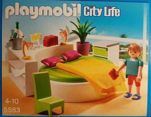 Playmobil® 5583 Schlafinsel - NEU & OVP - Modernes Wohnen: Perfekt passend zur 5574 Luxusvilla, fördert kreatives Spielen für Kinder ab 4 Jahren.