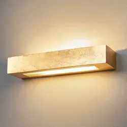 Lindby Gips Wandlampe in Gold - 2-flammige Wandleuchte mit Up- and Downlight Effekt - Elegante Gipsleuchte für Wohnzimmer, Küche und Flur. Erzeugt einen beeindruckenden Lichtspiel-Effekt und sorgt für eine stilvolle Atmosphäre. Ideal für LED Leuchtmittel, energieeffizient und modern!