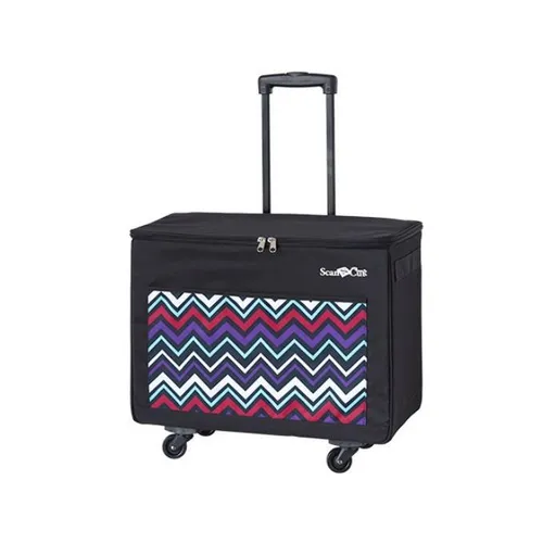 Brother Trolley für ScanNCut DX-Serie - Sonstiges Druckerzubehör und mobiler Transport für den Brother Schneideplotter, mit Platz für Zubehör und herausnehmbarem Einsatz für einfachen Zugriff.