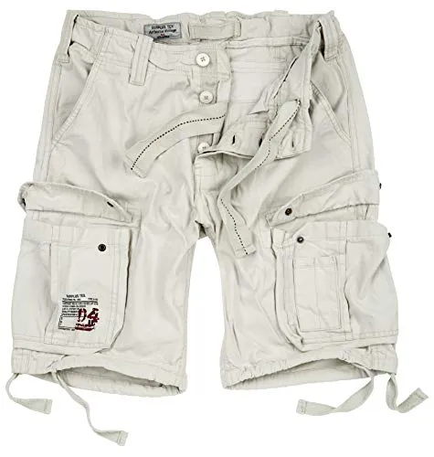 Surplus Raw Vintage Airborne Cargo Shorts 4XL - Wanderhosen aus 100% Baumwolle, ideal für den Sommer. Robuste und stylische Cargoshorts mit vielen Taschen und Bewegungsfreiheit, erhältlich in 14 Farben und bis 7XL.