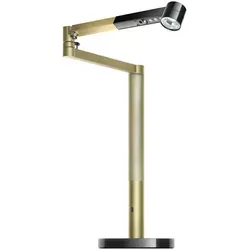 Dyson Solarcycle Morph Desk CD06 Schwarz/Messing - Innovative Lampe & Leuchte mit vier Beleuchtungsformaten, automatischer Tageslichtanpassung und App-Steuerung für individuelle Lichtgestaltung.