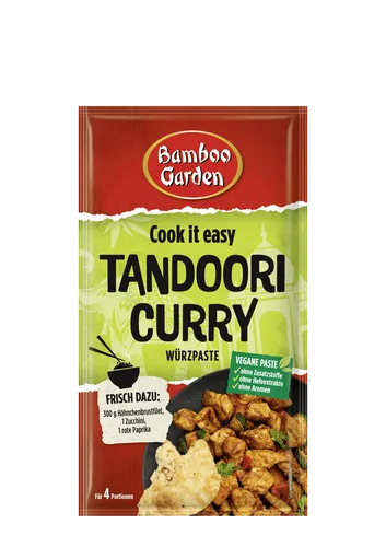 Bamboo Garden Tandoori Curry Pesto & Pasten & Marinaden 0.045kg 4023900563242