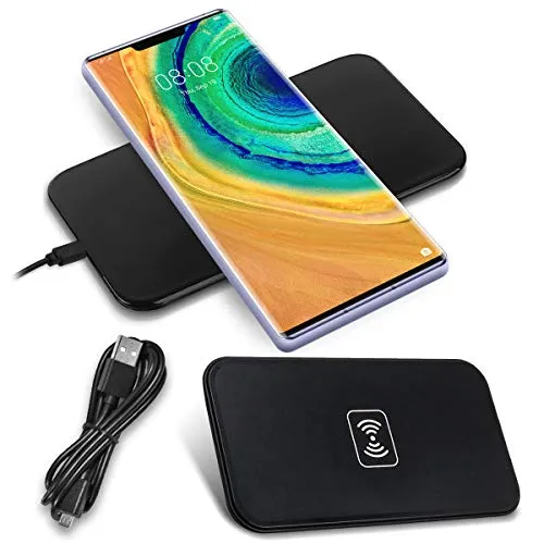 QI Wireless Ladegerät kompatibel für Huawei P30 Pro Ladestation Kabellos Charger Induktives Universal Schnellladegerät