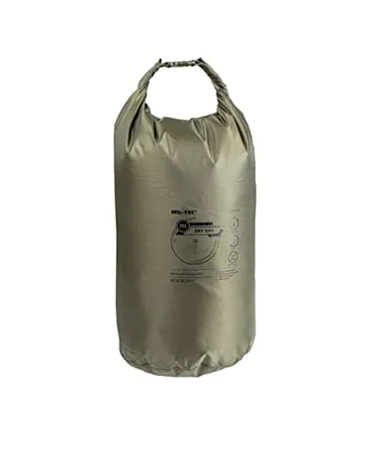 Mil-Tec Unisex – Erwachsene Beutel-13878201 Trockener Beutel, Oliv, 25L EU