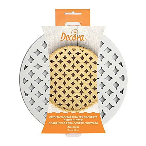 Decora Griglia Decora Crostata Arabesque 30Cm Weiß 0215800