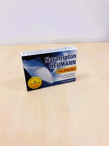 NARATRIPTAN Heumann bei Migräne 2,5 mg Filmtabl. 2 St. PZN 09542263