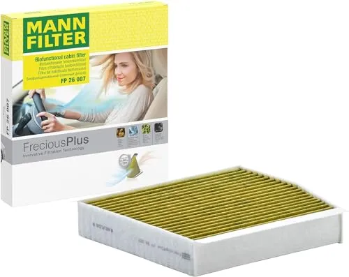 Mann-Filter FreciousPlus FP 26 007/1 - Innenraumluftfilter - Autoteile, sorgt für frische Luft im Fahrzeug und filtert Schadstoffe effektiv.