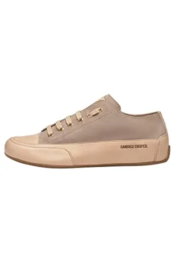 Candice Cooper Rock S-Sneakers aus Veloursleder und Leder in Vintage-Optik, Taubengrau 39 - Stylische Sneakers in Vintage-Optik, gefertigt aus hochwertigem Veloursleder und Leder. Ideal für den Alltag, mit bequemer Gummi-Außensohle und atmungsaktivem Innenmaterial.