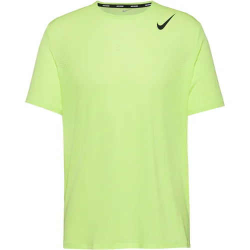 Nike Aeroswift Funktionsshirt Herren - lt lemon twist-black, Größe XL FS 2025 - Sportliches Funktionsshirt für Herren mit Dri-FIT-ADV-Technologie für optimalen Feuchtigkeitstransport und Atmungsaktivität - ideal für anspruchsvolle Trainingseinheiten.
