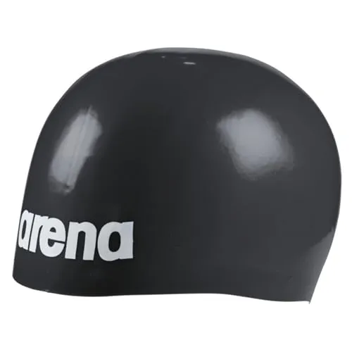 Arena Unisex-Adult Moulded Pro II Badekappe Vorgeformt, Schwarz, Einheitsgröße EU